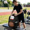 image:imageMATEIN Basketball Bag Sturdy Soccer Bag with Ball Holder amp Shoe Compartment Large Basketball Backpack for Training Equipment Water Resistant Sports Ball Backpack Fits Volleyball Football ColorfulBlack  Large