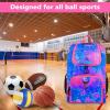image:imageMATEIN Basketball Bag Sturdy Soccer Bag with Ball Holder amp Shoe Compartment Large Basketball Backpack for Training Equipment Water Resistant Sports Ball Backpack Fits Volleyball Football ColorfulPink