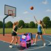 image:imageMATEIN Basketball Bag Sturdy Soccer Bag with Ball Holder amp Shoe Compartment Large Basketball Backpack for Training Equipment Water Resistant Sports Ball Backpack Fits Volleyball Football ColorfulPink  Large