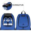 image:imageMATEIN Basketball Bag Sturdy Soccer Bag with Ball Holder amp Shoe Compartment Large Basketball Backpack for Training Equipment Water Resistant Sports Ball Backpack Fits Volleyball Football ColorfulBlack Blue