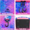 image:imageMATEIN Basketball Bag Sturdy Soccer Bag with Ball Holder amp Shoe Compartment Large Basketball Backpack for Training Equipment Water Resistant Sports Ball Backpack Fits Volleyball Football ColorfulPink
