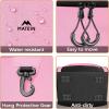 image:imageMATEIN Basketball Bag Sturdy Soccer Bag with Ball Holder amp Shoe Compartment Large Basketball Backpack for Training Equipment Water Resistant Sports Ball Backpack Fits Volleyball Football ColorfulBlack Pink