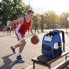 image:imageMATEIN Basketball Bag Sturdy Soccer Bag with Ball Holder amp Shoe Compartment Large Basketball Backpack for Training Equipment Water Resistant Sports Ball Backpack Fits Volleyball Football ColorfulBlack Blue
