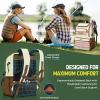image:imageMATEIN Fishing Backpack Tackle Box Water Resistant Tackle Backpack with Cooler amp Rod Holders Fishing Gifts for MenBeige  Brown  Pink