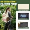image:imageMATEIN Fishing Backpack Tackle Box Water Resistant Tackle Backpack with Cooler amp Rod Holders Fishing Gifts for MenBeige  Brown  Pink