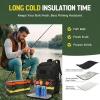 image:imageMATEIN Fishing Backpack Tackle Box Water Resistant Tackle Backpack with Cooler amp Rod Holders Fishing Gifts for MenBlack