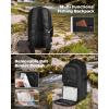 image:imageMATEIN Fishing Sling Bag with Lure Rod Holder amp Phone Pouch Waterproof 3600 Tackle box Backpack with Removable Bait BinderBlack