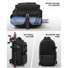 image:imageMATEIN Fishing Sling Bag with Lure Rod Holder amp Phone Pouch Waterproof 3600 Tackle box Backpack with Removable Bait BinderBlack