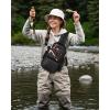 image:imageMATEIN Fishing Sling Bag with Lure Rod Holder amp Phone Pouch Waterproof 3600 Tackle box Backpack with Removable Bait BinderBlackpink