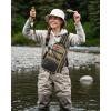 image:imageMATEIN Fishing Sling Bag with Lure Rod Holder amp Phone Pouch Waterproof 3600 Tackle box Backpack with Removable Bait BinderKhaki  Black