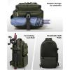 image:imageMATEIN Fishing Sling Bag with Lure Rod Holder amp Phone Pouch Waterproof 3600 Tackle box Backpack with Removable Bait BinderOlive Green