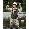 image:imageMATEIN Fishing Sling Bag with Lure Rod Holder amp Phone Pouch Waterproof 3600 Tackle box Backpack with Removable Bait BinderOlive Green
