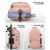 image:imageMATEIN Fishing Sling Bag with Lure Rod Holder amp Phone Pouch Waterproof 3600 Tackle box Backpack with Removable Bait BinderPink
