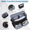 image:imageMATEIN Laptop Briefcase for Work 156 Inch Mens Messenger Bag with External USB Charging Port Water Resistant Computer Crossbody Shoulder Satchel for Office Business Travel Navy BlueBlack