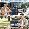 image:imageMATEIN Laptop Briefcase for Work 156 Inch Mens Messenger Bag with External USB Charging Port Water Resistant Computer Crossbody Shoulder Satchel for Office Business Travel Navy BlueNavy