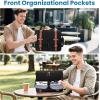 image:imageMATEIN Laptop Briefcase for Work 156 Inch Mens Messenger Bag with External USB Charging Port Water Resistant Computer Crossbody Shoulder Satchel for Office Business Travel Navy BlueBlack