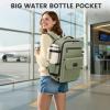 image:imageMATEIN Personal Item Backpack 18x14x8 with Shoe Compartment TSA Approved Underseat Bag for Frontier Airline with Water Bottle Holder Lightweight Travel Backpack for Women Men Fit 156 Laptops GreenGreen