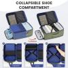 image:imageMATEIN Personal Item Backpack 18x14x8 with Shoe Compartment TSA Approved Underseat Bag for Frontier Airline with Water Bottle Holder Lightweight Travel Backpack for Women Men Fit 156 Laptops GreenGreen