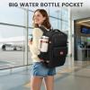 image:imageMATEIN Personal Item Backpack 18x14x8 with Shoe Compartment TSA Approved Underseat Bag for Frontier Airline with Water Bottle Holder Lightweight Travel Backpack for Women Men Fit 156 Laptops GreenBlack