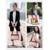 image:imageMATEIN Professional Laptop Tote with Leakproof Lunch Compartment 156 Inch Commuterchic Briefcase Large Office Accessories Tote Multifunctional Shoulder Bag for Teacher Hospital Work amp CommutePink
