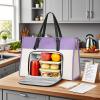image:imageMATEIN Professional Laptop Tote with Leakproof Lunch Compartment 156 Inch Commuterchic Briefcase Large Office Accessories Tote Multifunctional Shoulder Bag for Teacher Hospital Work amp CommuteTaro Purple