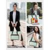 image:imageMATEIN Professional Laptop Tote with Leakproof Lunch Compartment 156 Inch Commuterchic Briefcase Large Office Accessories Tote Multifunctional Shoulder Bag for Teacher Hospital Work amp CommutePale Green