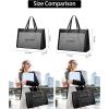 image:imageMATEIN Professional Laptop Tote with Leakproof Lunch Compartment 156 Inch Commuterchic Briefcase Large Office Accessories Tote Multifunctional Shoulder Bag for Teacher Hospital Work amp CommuteBlack