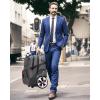 image:imageMATEIN Rolling Laptop Bag with Larger Wheels 17 Inch Roller Back Packs with Anti Theft Lock amp USB Charging Port for Adults Men Heavy Duty Rolling Large Carry On Luggage for Office Work Travel GreyGrey