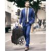 image:imageMATEIN Rolling Laptop Bag with Larger Wheels 17 Inch Roller Back Packs with Anti Theft Lock amp USB Charging Port for Adults Men Heavy Duty Rolling Large Carry On Luggage for Office Work Travel GreyBlack