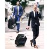 image:imageMATEIN Rolling Laptop Bag with Larger Wheels 17 Inch Roller Back Packs with Anti Theft Lock amp USB Charging Port for Adults Men Heavy Duty Rolling Large Carry On Luggage for Office Work Travel GreyBlack