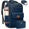 image:imageMATEIN Personal Item Backpack 18x14x8 with Shoe Compartment TSA Approved Underseat Bag for Frontier Airline with Water Bottle Holder Lightweight Travel Backpack for Women Men Fit 156 Laptops GreenBlue