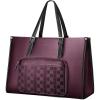 image:imageMATEIN Professional Laptop Tote with Leakproof Lunch Compartment 156 Inch Commuterchic Briefcase Large Office Accessories Tote Multifunctional Shoulder Bag for Teacher Hospital Work amp CommutePurple