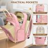 image:imageMATEIN Teacher Backpack with Lunch Compartment 156 Inch Lunch Backpack for Men with Organized Pocket College Laptop Backpacks Meal Prep Bag Gift for Teachers Work Nurse Commute OfficePink
