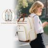 image:imageMATEIN Teacher Backpack with Lunch Compartment 156 Inch Lunch Backpack for Men with Organized Pocket College Laptop Backpacks Meal Prep Bag Gift for Teachers Work Nurse Commute OfficeBeige