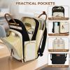 image:imageMATEIN Teacher Backpack with Lunch Compartment 156 Inch Lunch Backpack for Men with Organized Pocket College Laptop Backpacks Meal Prep Bag Gift for Teachers Work Nurse Commute OfficeBlack Beige Brown