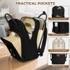 image:imageMATEIN Teacher Backpack with Lunch Compartment 156 Inch Lunch Backpack for Men with Organized Pocket College Laptop Backpacks Meal Prep Bag Gift for Teachers Work Nurse Commute OfficeBlack