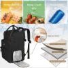 image:imageMATEIN Teacher Backpack with Lunch Compartment 156 Inch Lunch Backpack for Men with Organized Pocket College Laptop Backpacks Meal Prep Bag Gift for Teachers Work Nurse Commute OfficeBlack