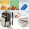 image:imageMATEIN Teacher Backpack with Lunch Compartment 156 Inch Lunch Backpack for Men with Organized Pocket College Laptop Backpacks Meal Prep Bag Gift for Teachers Work Nurse Commute OfficeBlack Beige Brown