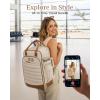 image:imageMATEIN HER Personal Item Travel Backpack for Women with Hair Tool Bag 18x14x8 inches Underseat Luggage Backpack TSA Approved Carry on Bags for Frontier Airline fits 17 Laptop amp 40 oz Tumbler