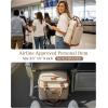 image:imageMATEIN HER Personal Item Travel Backpack for Women with Hair Tool Bag 18x14x8 inches Underseat Luggage Backpack TSA Approved Carry on Bags for Frontier Airline fits 17 Laptop amp 40 oz Tumbler