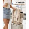 image:imageMATEIN HER Personal Item Backpack with Clear Display Pocket TSA Approved Underseat Luggage Travel Backpack for Frontier Airline 18x14x8 inch Carry on Bag Fits 173 Laptop amp 40 oz Tumbler for Women