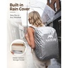 image:imageMATEIN HER Carryon Travel Backpack for Women with Shirt Folding Board 45L Extra Large Luggage Backpack for Southwest American Airline Approved 20x14x9 Waterproof TSA Carry on Bag Fit 17 inch Laptop