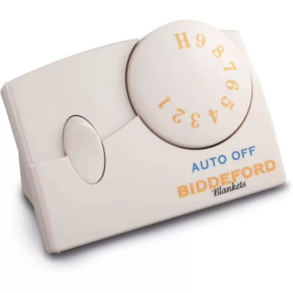 BIDDEFORD BLANKETS Polyester Electric Heated Mattress Pad with Analog Controller Full White