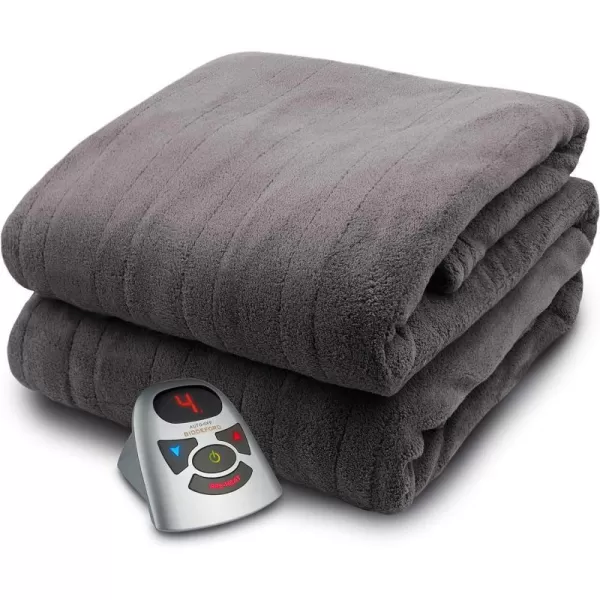 Biddeford Blankets Electric Warming Blanket with Digital Controller  FullGrey