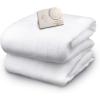 imageBIDDEFORD BLANKETS Polyester Electric Heated Mattress Pad with Analog Controller Twin White