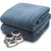 imageBIDDEFORD BLANKETS Micro Plush Electric Heated Blanket with Digital Controller King Blue
