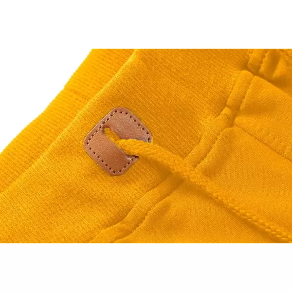 CREATMO US Mens Shorts Zipper Pocket Elastic Waist Stretch Summer Casual BeachYellow