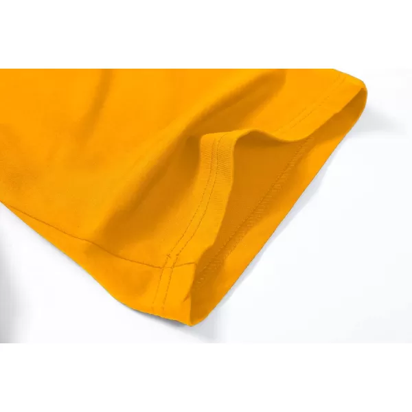 CREATMO US Mens Shorts Zipper Pocket Elastic Waist Stretch Summer Casual BeachYellow