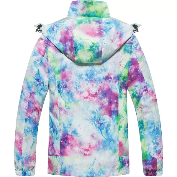 CREATMO US Womens 3 In 1 Waterproof Ski Jacket Windproof Snowboarding Jacket Warm Winter Snow Coat RaincoatStar