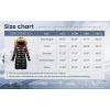 imageCREATMO US Womens Long Winter Faux Fur Coat Puffer Warm Jacket with Detachable HoodShine Wind Red